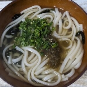 二日酔いにも♪梅とろわかめうどん